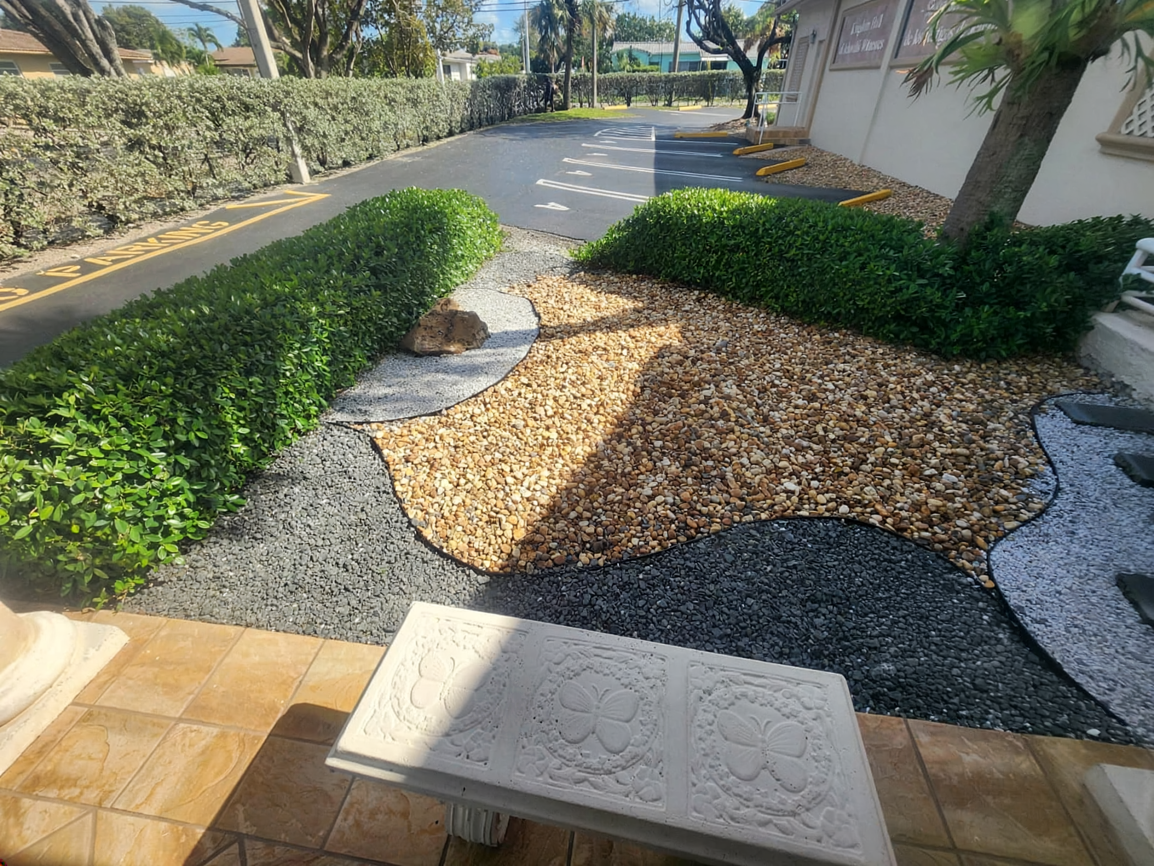 South Florida property with premium landscape installation
